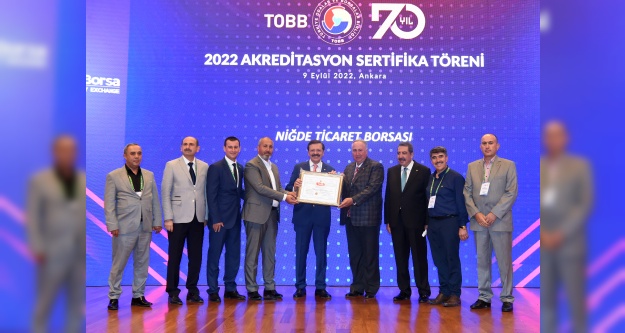 Ticaret Borsası 5 Yıldızlı Akreditasyon Belgesini Yeniledi