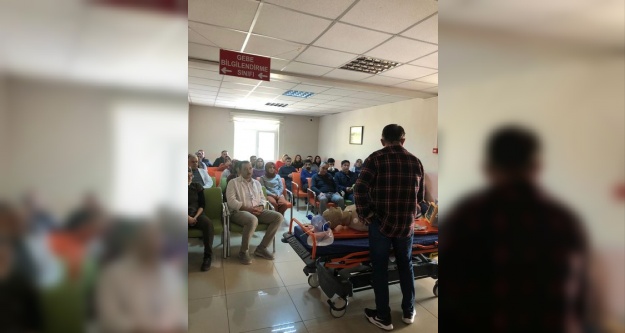 CPR ve Temel Yaşam Desteği Eğitimi verildi