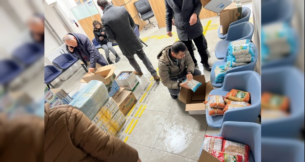 İŞKUR il müdürlüğünden depremzedelere yardım malzemesi toplandı