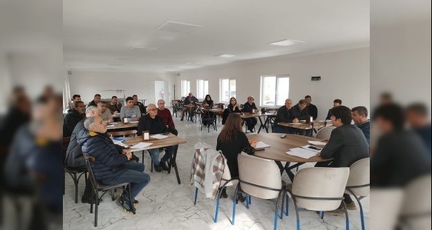 Tarım müdürlüğünde afet ve acil durum toplantısı yapıldı