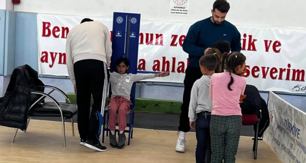 Altunhisar ilçesinde yetenek taraması yapıldı
