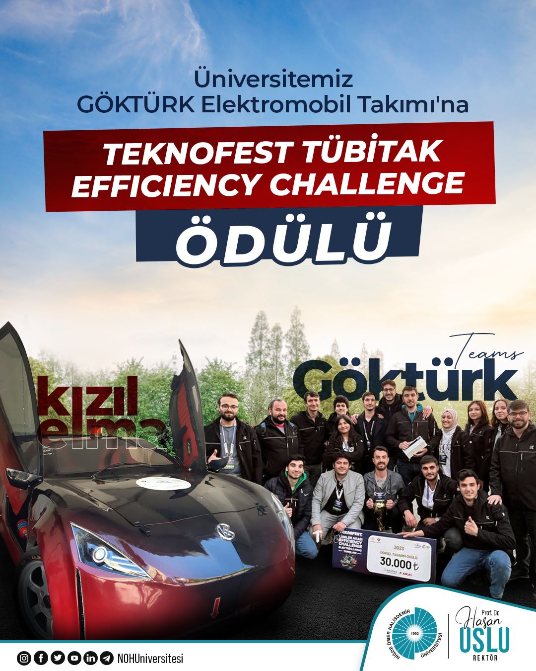 Kızılelma'ya Teknofest Tübitak Ödülü