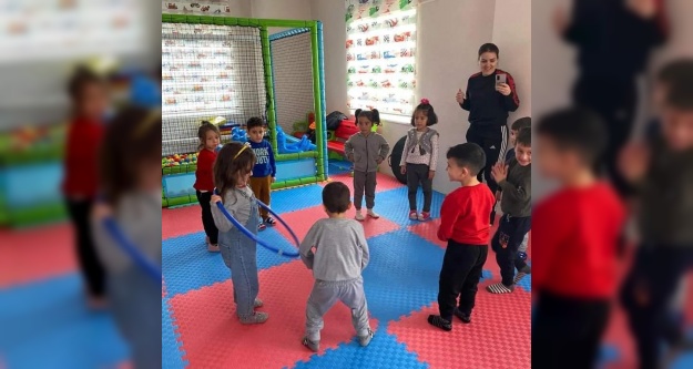 Kuran Kursu öğrencileri spora yönlendiriliyor