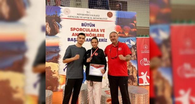 Niğdeli Taekwondocu Gümüş madalya kazandı