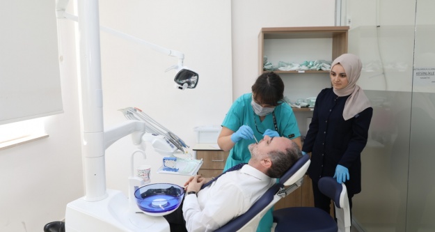 NÖHÜ Ağız ve Diş Sağlığı Merkezi kapasiteyi yüzde 50'ye çıkarttı
