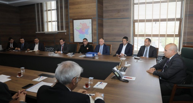 Vali Koç başkanlığında seçim güvenliği toplantısı yapıldı