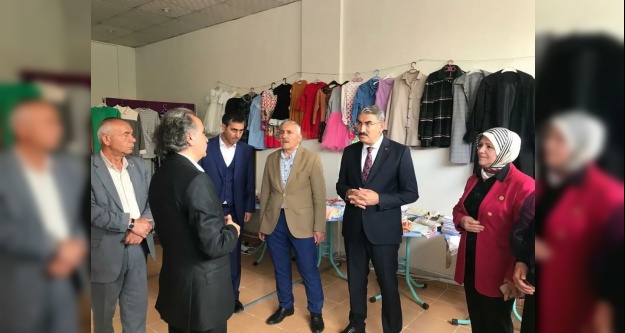 Dikiş Kursu Sergisi Açıldı