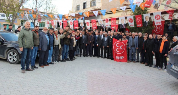 MHP Niğde milletvekili adayı Cumali İnce'ye köylerde ilgi büyük 