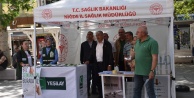 Niğde de sigarayı bırakma standı açıldı