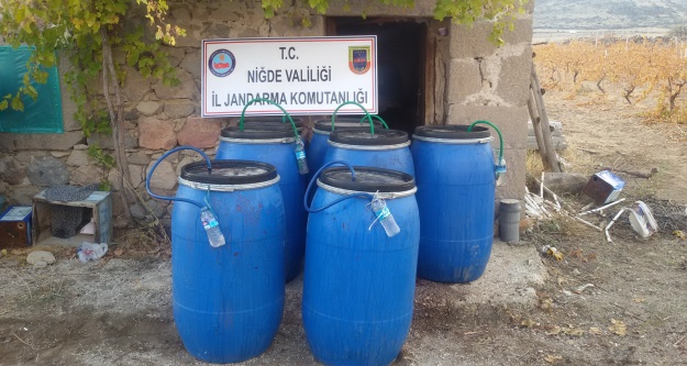 Bin 270 Litre Kaçak Şarap Ele Geçirildi