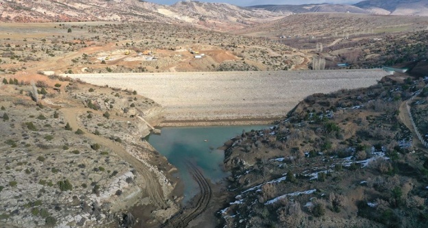 Gelin dileği barajı tamamlandı