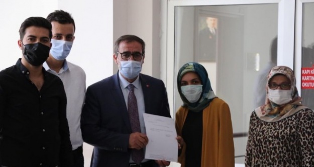 Başkan Mehmet Ali Şafak Mazbatasını Aldı