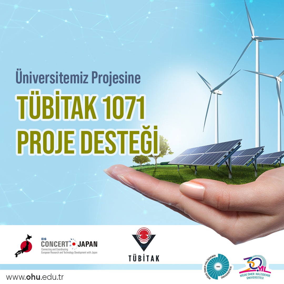 Üniversitenin Projesine TÜBİTAK 1071 Proje Desteği