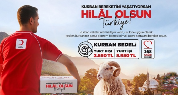 Kızılay kurban kesim bedellerini açıkladı