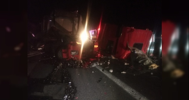 Niğde -Adana Otoyolunda tır kazası 1 ölü