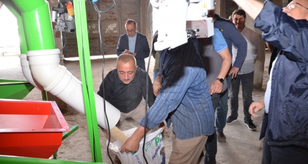 Tarım Müdüründen Yem Üretim Tesisine ziyaret