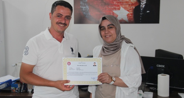 Sağlık Müdürlüğü personeline ‘Başarı Belgesi'