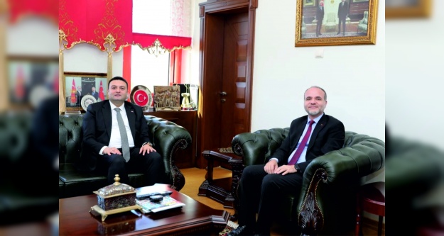 Başsavcı Süren'den Rektör Uslu'ya ziyaret