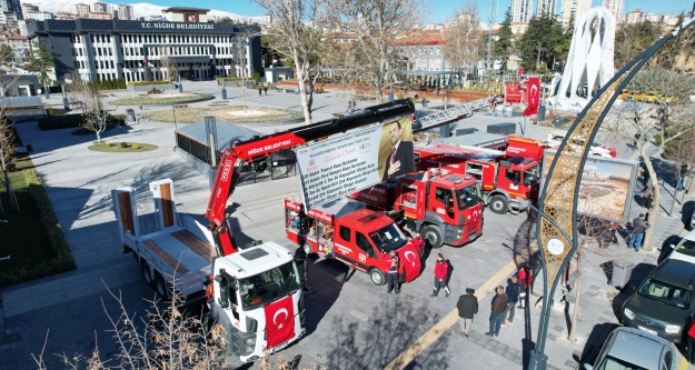 Niğde Belediyesi İtfaiye Müdürlüğü'ne 6 Yeni Araç Daha