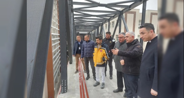 Sağlık İl Müdürü Yeni Hastane İnşaatında İncelemelerde Bulundu