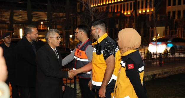 Vali Çelik'ten Yılbaşı Denetimi