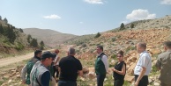 DSİ Bölge Müdürü Alp, Halaç Göleti ve Sulama Projesi'nde İncelemelerde Bulundu