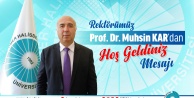 Rektör Prof. Dr. Muhsin Kar'dan Hoş Geldiniz Mesajı