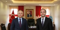 Emniyet Müdürü Özdemir, Rektör Uslu'yu Ziyaret Etti