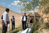 DSİ Bölge Müdürü Alp, Halaç Göleti ve Sulama Projesi'nde İncelemelerde Bulundu